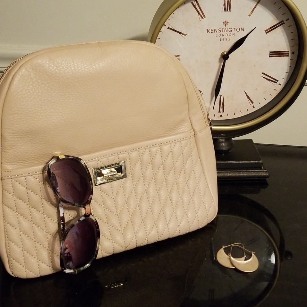 Karl Lagerfeld Leather Paris Backpack NWOT  11"x5"x12"   ♣️❤HOST PICK!! ❤5/1/19 - Picture 8 of 14